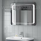 Дзеркало ЮВВІС у ванну кімнату з LED-підсвіткою СЕНАТОР ДУЕТ 70 см, фото 2