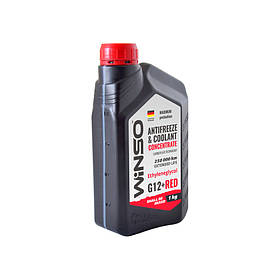 Антифриз Концентрат WINSO G12 ЧЕРВОНИЙ 1 л. ANTIFREEZE CONCENTRATE WINSO G12+ RED 1кг