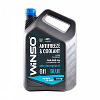 Антифриз WINSO G11 синий 10 л. ANTIFREEZE & COOLANT WINSO BLUE G11 10кг