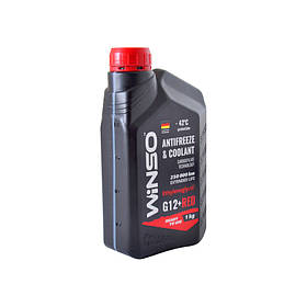 Антифриз WINSO G12 червоний 1л. ANTIFREEZE & COOLANT WINSO RED G12+ 1кг