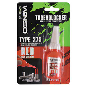 Фіксатор різьби для нерозбірних з'єднань Threadlocker Type 275 Red
