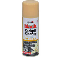 Полироль пластика NOWAX Cockpit Cleaner Vanilla 200мл. Полироль торпеды Новакс Ваниль