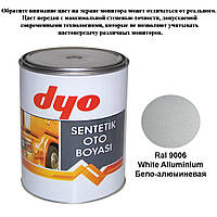 Краска алкидная (синтетическая) Dyo RAL 9006 Бело-алюминиевый 1l