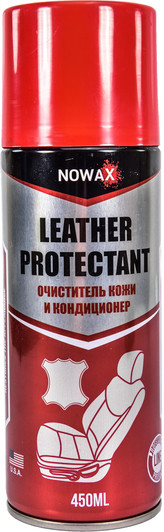 Очищувач салону NOWAX Leather Protectant 450мл, Засоби для чищення шкіри Новакс