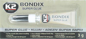 Суперклей універсальний K2 BONDIX 3 г (EB100/EB101)