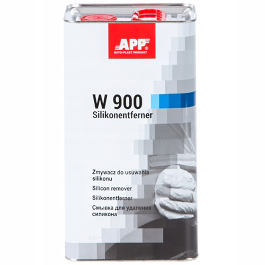 Змивка для видалення силікону (знежирювачах) W 900, APP, 5l, 030160