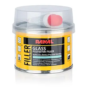 Шпатківка RANAL GLASFASER Cтекловокно 0,25 kg. / автомобільна Шпатлівка Ранал