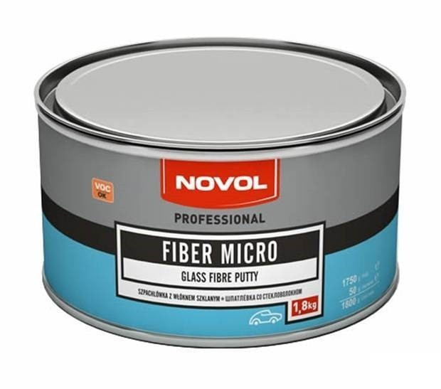 Шпатківка NOVOL FIBER MICRO Cтекловокно 1.8 kg. / Степлячка НОВИНИ
