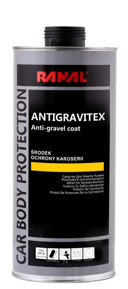 Антигравій 2л (Білий) RANAL Anrigravitex, фото 1