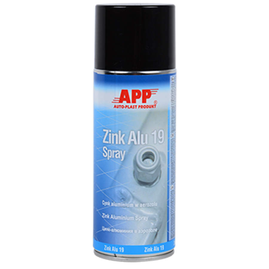 Цинк + Алюміній "Zink Alu 19" в аерозоле, APP, срібний, 400ml, 210442