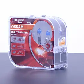 Автолампа галогенна Osram Night Breaker +130% / H1 / 55W / 12V / 2 шт (64150 NBL +130)