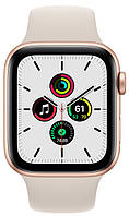 Смарт-часы Apple Watch SE GPS 44mm Gold Aluminium Case with Starlight Sport Band (MKQ53)
