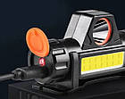 Ліхтар налобний акумуляторний 872-XPE+COB з магнітом, фото 4