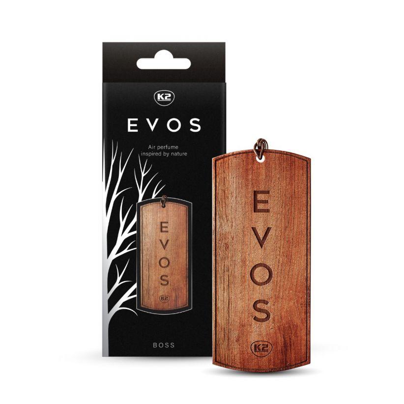 Ароматизатор автомобільний сухий (дерево) Evos Бос/Boss 4 г (V034) K2