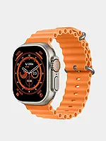 Умные смарт-часы Apple Watch MT8 Ultra 49mm с магнитной зарядкой и голосовым вызовом серебристый с ремешком