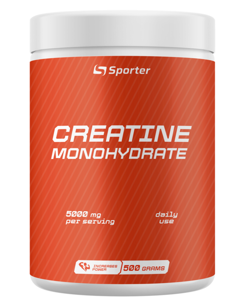 Sporter Creatine Monohydrate 500g - фото 1 - id-p1761427968