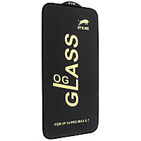 Захисне скло iPhone 16 Pro Max, OG premium, full glue