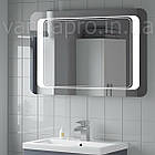 Дзеркало ЮВВІС у ванну кімнату з LED-підсвіткою СЕНАТОР ДУЕТ 90 см, фото 2