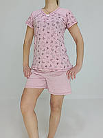 Жіноча літня піжама: футболка та шорти, від 46 до 60 р-ру. Піжама жіноча, Україна