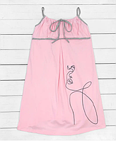 Ночная рубашка для кормящей женщины ночнушка Розовая Абстракция 44
