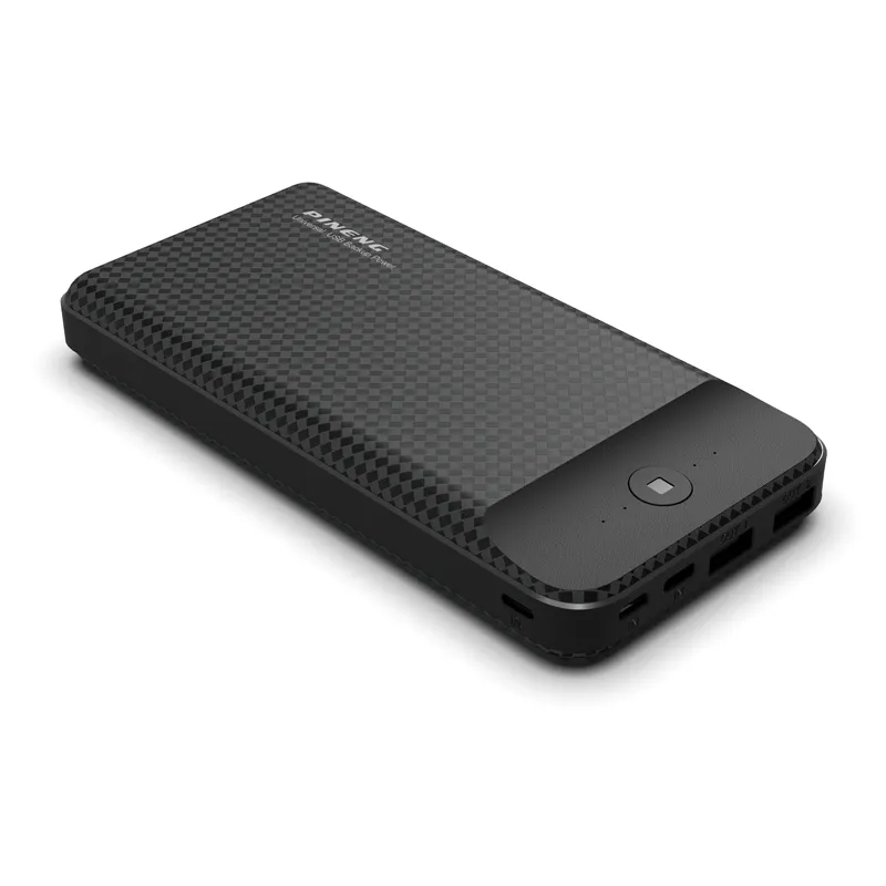 УМБ Павербанк Зовнішній акумулятор Pineng PN-939 Power Bank 20000 mAh чорний