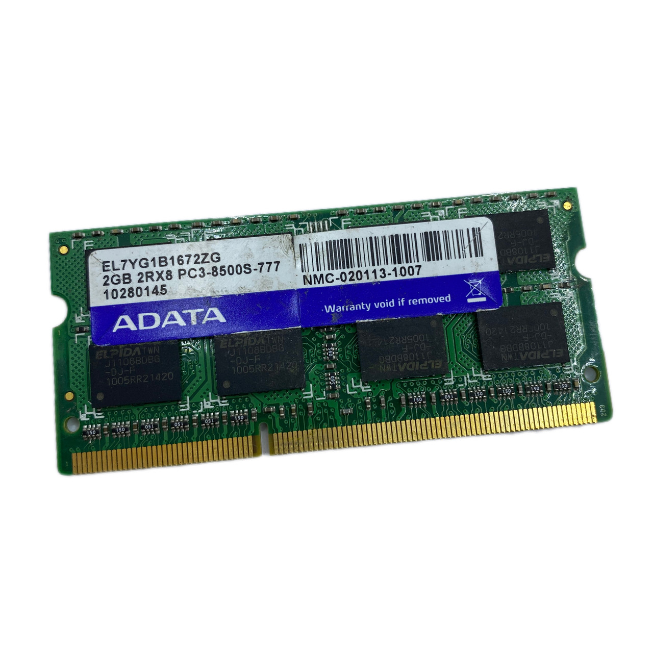 Оперативна пам'ять для ноутбука ADATA SODIMM DDR3 2Gb 1066MHz 8500s ...