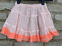 1, Нарядная пышная фатиновая юбка с рюшами Крейзи8 Crazy8 Размер 5Т Рост 107-115 см