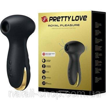 Вакуумний вібростимулятор клітора Baile PRETTY LOVE HAMMER, фото 1