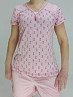 Жіноча літня піжама: футболка та шорти, від 46 до 60 р-ру. Піжама жіноча, Україна