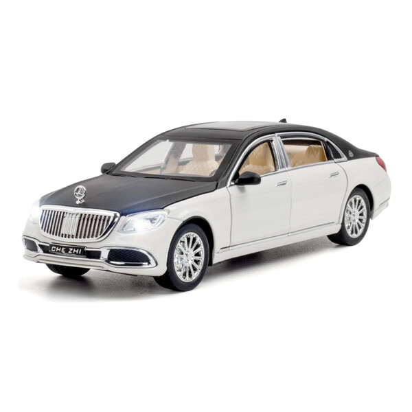 Машинка Mercedes Maybach S600 іграшка моделька металева колекційна 21 см Білий (59932)