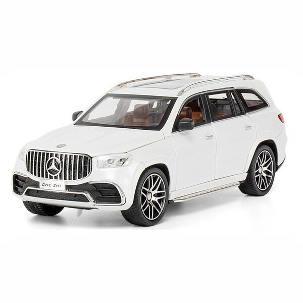 Машинка Mercedes GLS63 іграшка моделька металева колекційна 21 см Білий (59936)