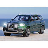 Іграшка машинка Mercedes GLS63 джип моделька дитяча металева 21 см Зелений (59937), фото 7