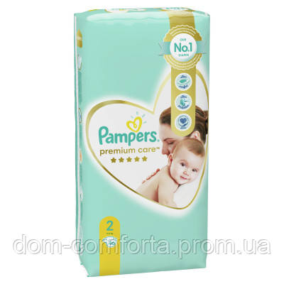 Купить Памперсы Pampers Premium Care 2, вес 4-8 кг, 46 шт, подгузники ...