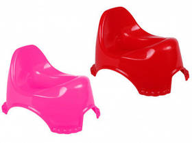 Горщик дитячий пластиковий зі спинкою зручний для малюків, арт. 2261