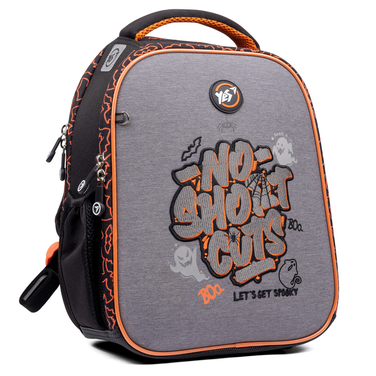 Рюкзак ортопедичний YES H-100 Boo 35х28х15 см сірий (552137), фото 1