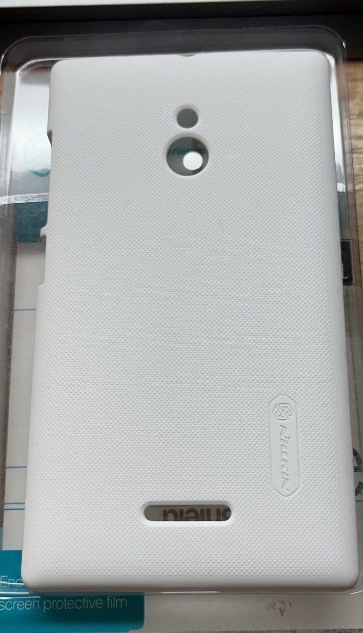 Чохол-бампер Nokia XL білий з захисною плівкою в комплекті