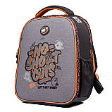 Рюкзак ортопедичний YES H-100 Boo 35х28х15 см сірий (552137), фото 2