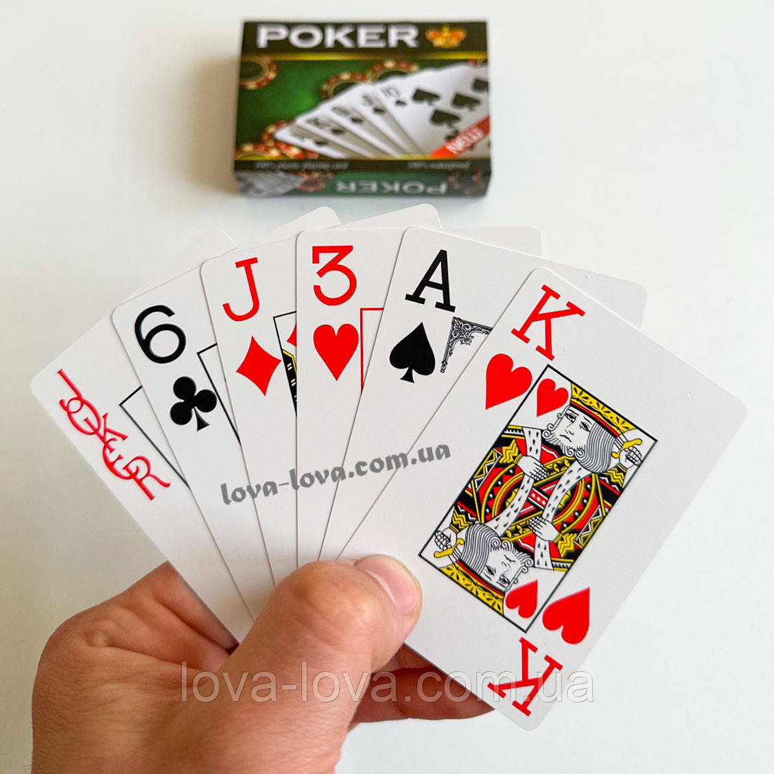 Пластикові гральні картки для покера Poker 54 штуки