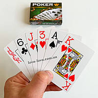 Пластикові гральні картки для покера Poker 54 штуки