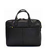Сумка для ноутбука і документів з натуральної шкіри / колір чорний / 38×30×11 см, фото 2