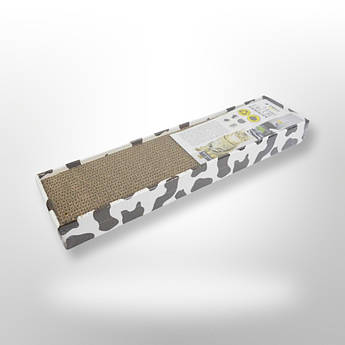 Кігтеточка, дряпка для кота гофрований картон, CROCI ANIMALIER (корова), 48х12х5 см