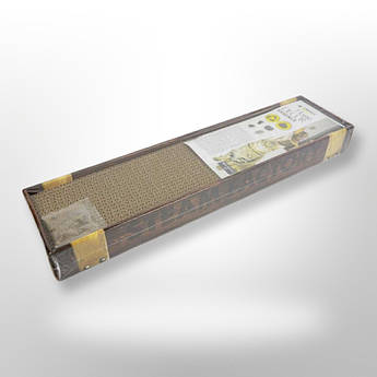 Кігтеточка, дряпка для кота гофрований картон, CROCI ESSENCE (венге), 48х12х5 см