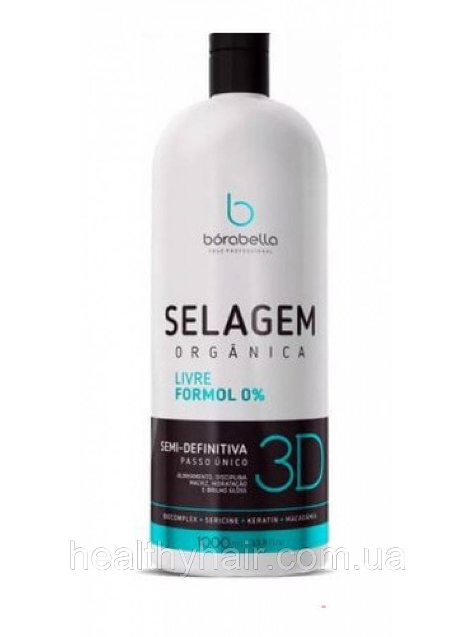 Нанопластика для волосся Borabella Selagem 3D, 1000 мл