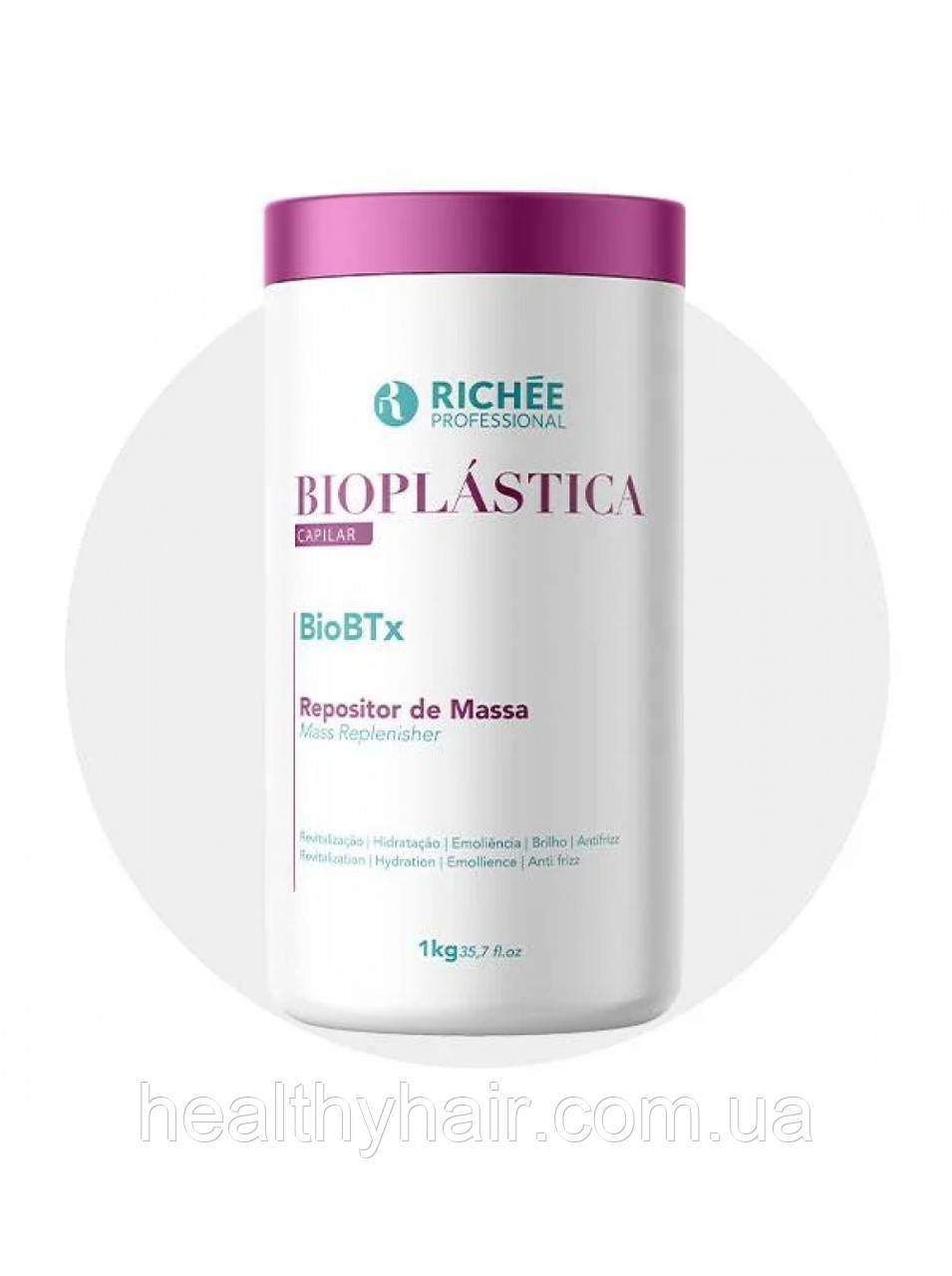 Ботекс Richee Bioplastica BioBTx Repositor de Massa, 1000 г