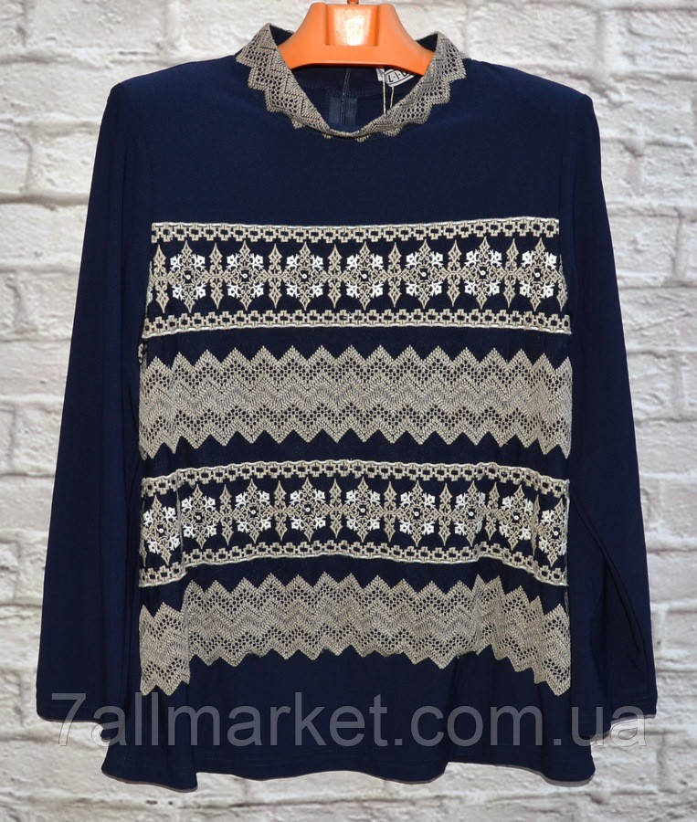 Блузка жіноча молодіжна батал розміри 50-60 "LIDA" купити недорого від прямого постачальника