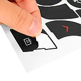 Наклейки для Chrysler 200 консолі клімату блока крайслер, фото 2