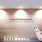 Розумний світильник Mi-light стельовий, врізний, точковий 6 Вт, 110-220 В, RGB+2700-6500К, RF 2,4 GHz Wi-Fi, фото 7