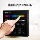 Панель керування Mi-light RGB/RGBW/CCT Touch контролер 2,4G RF 4 зони Black B4-В (BL4B), фото 7