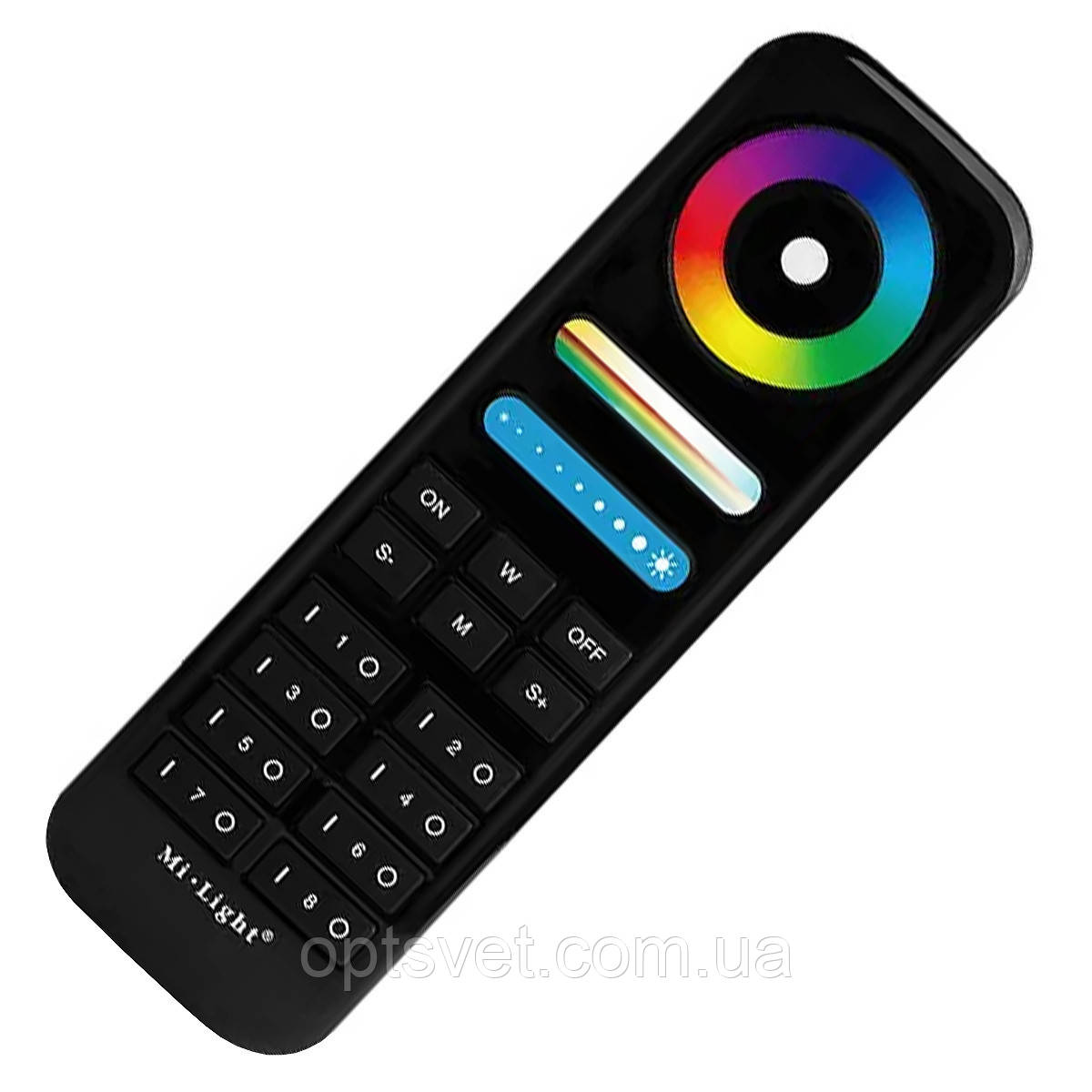 Пульт д/к Mi-light W/WW/RGB/RGBW/CCT 2,4G Touch 8 зон FUT089-B (RL089-B)