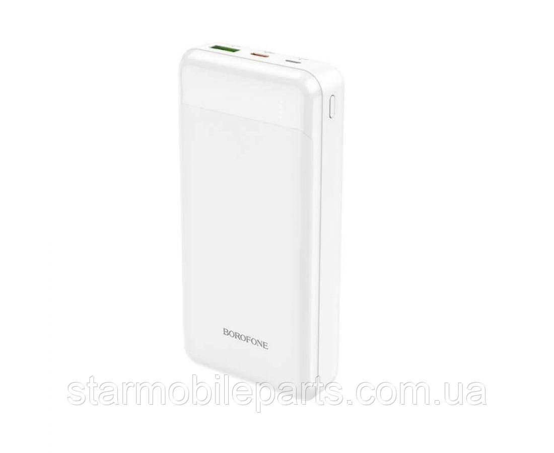 Power bank (зовнішній акумулятор) Borofone BJ19A PD20W+QC3.0 20000mAh0, білий